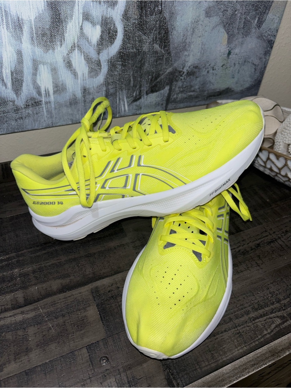 ASICS GT-2000 Neon Yellow MENS SZ 11 - Picture 8 of 14